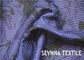 Semi Dull Bertekstur Kain Nylon Activewear Tekstil Dengan Strip Jacquard