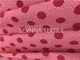 Polyester Micro Fiber Pink Recycled Swimwear Fabric Bernapas Untuk Wanita