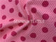 Polyester Micro Fiber Pink Recycled Swimwear Fabric Bernapas Untuk Wanita