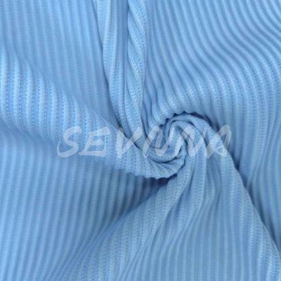 Lembut Nyaman 92% REPREVE Nylon 8%Spandex Kain Warp rajutan Ketahanan Warna 3-4 Grade