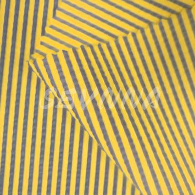 Jacquard Double Warp Knitt Fabric Nylon Poly EL Blend untuk Musim Panas / Musim Gugur