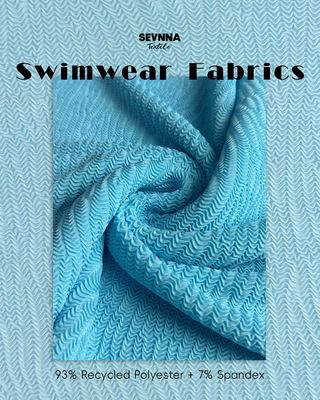 Kain Rajut Ganda Poliester Daur Ulang 270gsm dengan Spandex