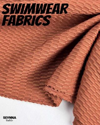 Kain Renang Bertekstur Premium dengan Lebar 130cm, Berat 250gsm, dan Komposisi Nilon Daur Ulang untuk Pakaian Renang Berkinerja Tinggi