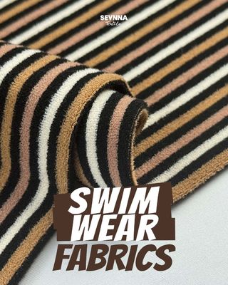 Eco Friendly Swimwear Fabric with 152cm Width 250gsm Weight and GRS Certificates for Sustainable Swimwear