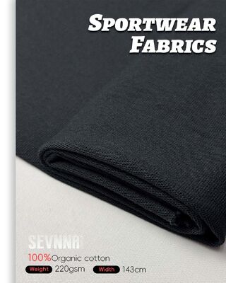 Kain Sepeda Katun Organik 100% 220gsm dengan Daya Tahan Tinggi untuk Tekstil Sepeda Premium