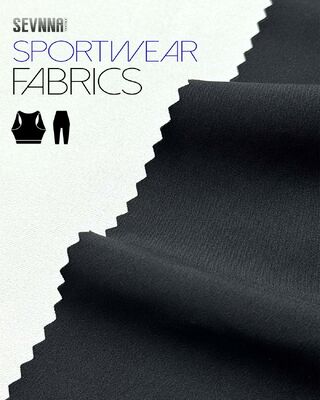 Kain Sepeda Performa Tinggi dengan Perlindungan UV dan Berat 190gsm Terbuat dari 79% Poliester Daur Ulang + 21% Spandex