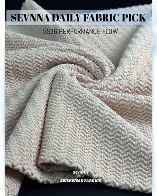 Kain Baju Renang Ramah Lingkungan dengan Elastisitas Dua Arah Lebar 130cm dan Berat 250gsm untuk Baju Renang Berkelanjutan