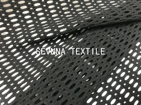 Baju Olahraga Bahan Polyester Spandex Benang Plastik Daur Ulang Olahraga Net Mesh Fashion Pakaian Menutupi Ups