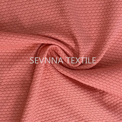 Cetak Timbul Yoga Wear Moisture Wicking Fabric Cylinder Pattern