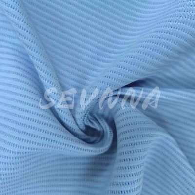 Lembut Nyaman 92% REPREVE Nylon 8%Spandex Kain Warp rajutan Ketahanan Warna 3-4 Grade
