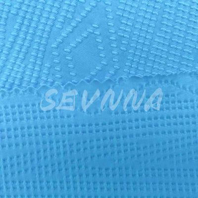 Bernafas 300gm Repreve Spandex Kain Custom Warna UV Dilindungi Musim Panas / Musim Semi