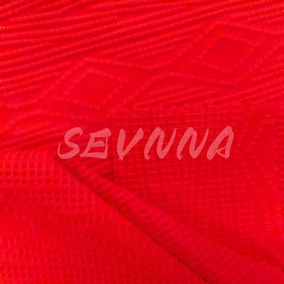 Daya tahan Perlindungan UV Repreve Kain dalam warna khusus cepat kering Spandex Campuran 300gsm