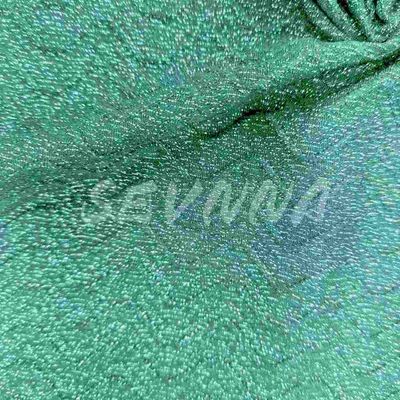 Fiber Daur Ulang Pakaian Aktif Kain rajutan 77%Nylon Daur Ulang 6%Perak Metallik 17%Spandex Bisa Cuci Mesin