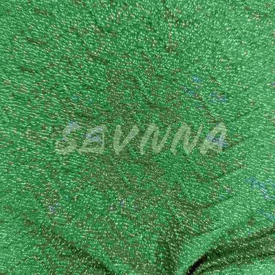 Fiber Daur Ulang Pakaian Aktif Kain rajutan 77%Nylon Daur Ulang 6%Perak Metallik 17%Spandex Bisa Cuci Mesin