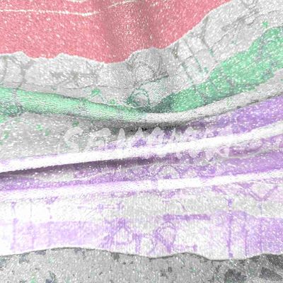 160cm Musim Panas / Musim Gugur Double Knit Fabric Rolls Polyester Daur Ulang Untuk Pakaian Ramah Lingkungan