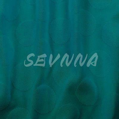 Custom Sustainable Recycled Polyester Fabric Soft Wrinkle Resistant 100cm Lebar Bisa dicuci mesin