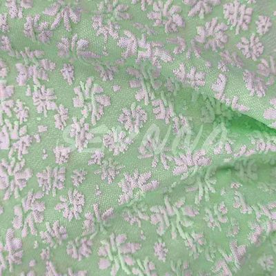 Kain Nylon Daur Ulang Ramah Lingkungan dengan Konstruksi Strip untuk Pakaian Berkelanjutan 120cm