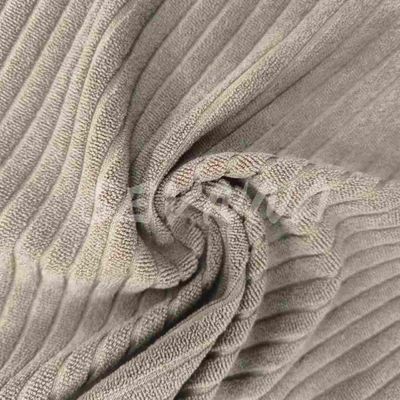 140cm Soft Recycled Polyester Fabric Disesuaikan Warna Mesin Bisa dicuci dan tahan keriput