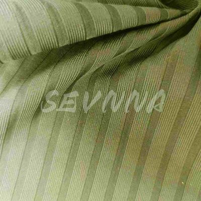 100% Kain Nylon Daur Ulang Konstruksi Strip Disesuaikan untuk Pakaian Berkelanjutan