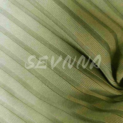 100% Kain Nylon Daur Ulang Konstruksi Strip Disesuaikan untuk Pakaian Berkelanjutan