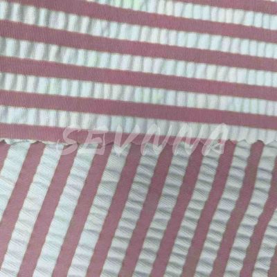 Kain Spandex Polyester Stretch Tinggi Untuk Baju Renang 55% Polyester Daur Ulang 40% Nylon 5%EL