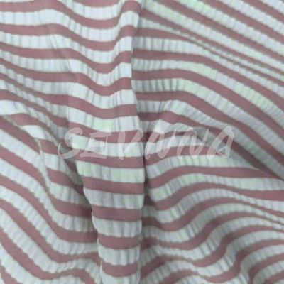 Kain Spandex Polyester Stretch Tinggi Untuk Baju Renang 55% Polyester Daur Ulang 40% Nylon 5%EL