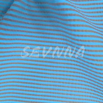 Soft Jacquard Double Knit Fabric 240gsm Daur Ulang Polyester Roll Packing untuk Dewasa Anak-anak