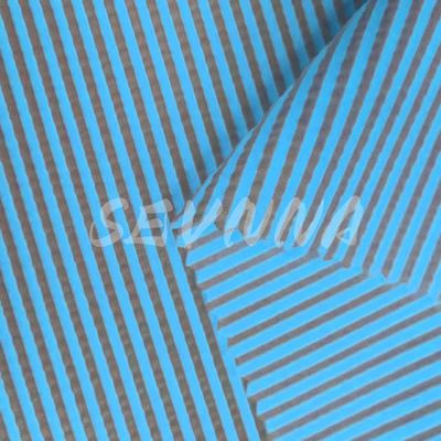 Soft Jacquard Double Knit Fabric 240gsm Daur Ulang Polyester Roll Packing untuk Dewasa Anak-anak