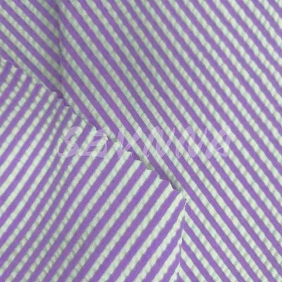 Soft Jacquard Double Knit Fabric 240gsm Berat Musim Panas / Musim Gugur Style Density Roll Dikemas dalam Kantong Poly