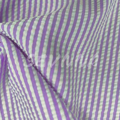 Soft Jacquard Double Knit Fabric 240gsm Berat Musim Panas / Musim Gugur Style Density Roll Dikemas dalam Kantong Poly