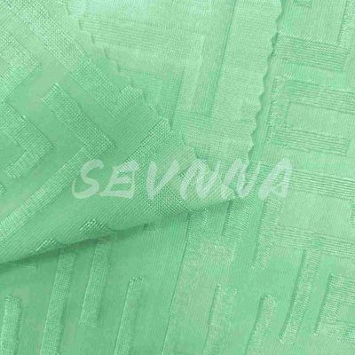 Stretchability Green Textiles Sport Bra Fabric untuk Yoga/Gym - Super Soft 250g Berat Solid Digital Print 132cm