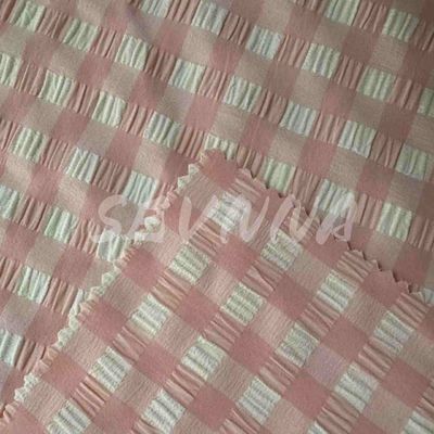 High Stretch Polyester Spandex Kain Warna Custom