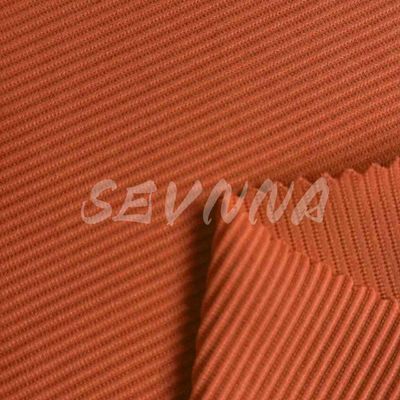 Stretch 125cm Wide Customized Length Polyester Spandex Fabric / Stretchy Polyester Cloth untuk Desain