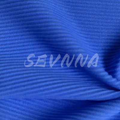 Kain Spandex Polyester Biru Untuk Produsen Pakaian