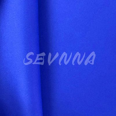 Ketahanan kerutan 139cm Lembut Bernafas Kain Polyester Daur Ulang