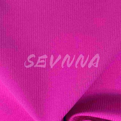 Gaun musim panas 150cm Jacquard Double Warp Kain rajutan 88% Polyester Spandex