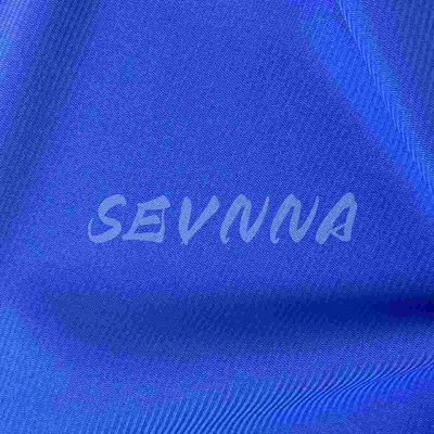 Kain rajutan double warp polyester daur ulang untuk pakaian tahan lama