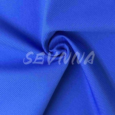 Kain rajutan double warp polyester daur ulang untuk pakaian tahan lama