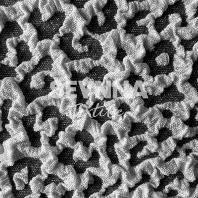 Solid Strip Daur Ulang Kain Nylon Berkelanjutan Stretch Bernafas