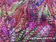 Circular Knit 80 Nylon 20 Spandex Fabric Dengan Disesuaikan Digital Dicetak