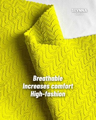 Go Green Dengan Kain Polyester Daur Ulang Ramah Lingkungan 115cm Lebar Merapikan Bulat