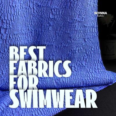 215gm Kain Baju Renang Daur Ulang Berkelanjutan dan Nyaman untuk Baju Renang Dewasa
