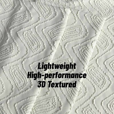Kain Double Knit Gaya Jacquard Untuk Musim Panas / Musim Gugur Tersedia