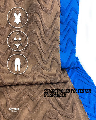 Kain Spandex tahan lama Polyester Kain Spandex Panjang Disesuaikan