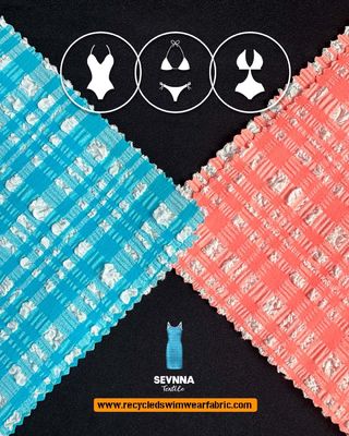 165gsm Eco Friendly Swimsuit Kain Kelas Superior Kain Mewah Disesuaikan