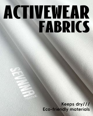 150cm Lebar Kain Polyester Daur Ulang Untuk Produk Berkelanjutan