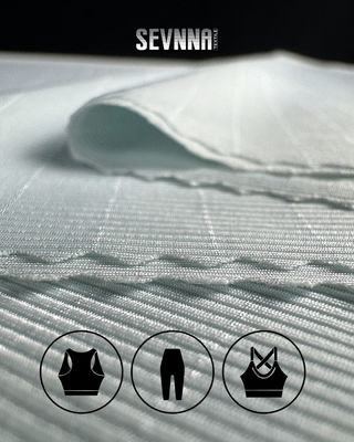 68% Nylon RB COLD 3% Nylon 29% Lycra Detail Bahan Dalam Kain Lycra Daur Ulang Untuk Pakaian yang awet Dan Nyaman