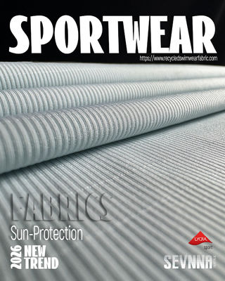 68% Nylon RB COLD 3% Nylon 29% Lycra Detail Bahan Dalam Kain Lycra Daur Ulang Untuk Pakaian yang awet Dan Nyaman