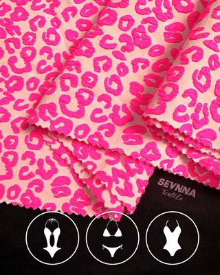 Kain Nylon-Spandex Nylon-Spandex yang Nyaman Pakaian Aktif untuk Pantai