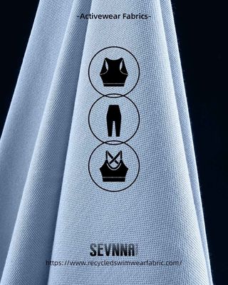 Cetakan yang tergores Kain Lycra Daur Ulang ramah lingkungan Menarik Mata Dengan Teknik Fog Foil Cetakan logam
